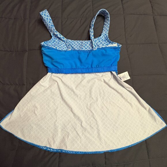 Lands' End Flutter Scoop Neck Tankini - Extra Small Long - NWT - Picture 4 of 12